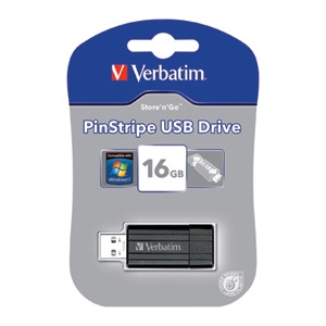 Memorija USB 16GB PinStripe Verbati...