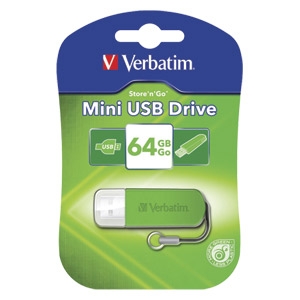 Memorija USB 64GB Store'n'Go mini Verbatim 49834 zelena