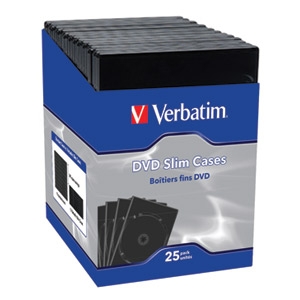 Kutija za 1 DVD slim pk25 Verbatim