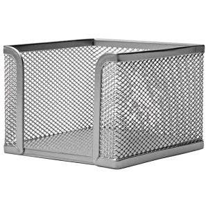 Blok kocka žica 9,5x9,5x9,5 cm LD01-499 Fornax srebrna