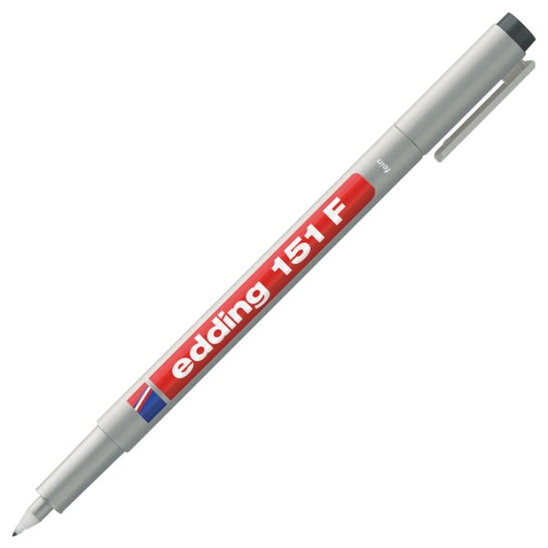 Marker OHP non-permanent 0,6 mm Edding 151 F crni