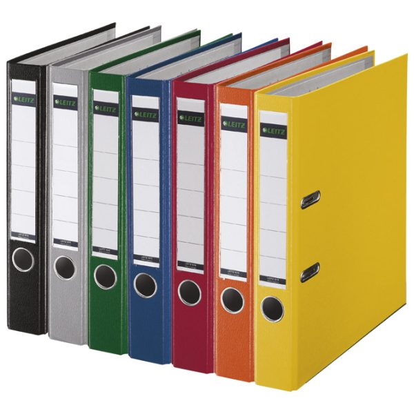 Registrator A4 uski samostojeći 180° Leitz 10155085 sivi - Slika 2