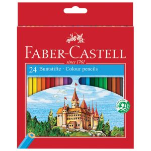 Boje drvene  24boje Faber-Castell 120124 blister