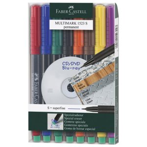 Marker permanentni 0,4 mm Multimark Faber-Castell 152309/8boja