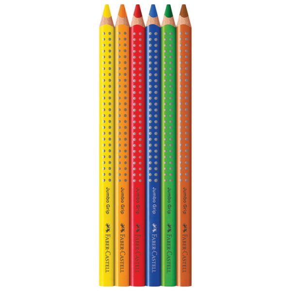 Boje drvene   6boja Jumbo Grip Faber-Castell 110906 - Slika 2