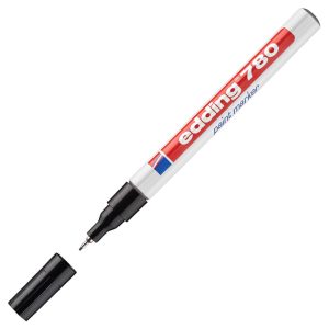 Marker permanentni lakirajući 0,8 mm Edding 780 crni
