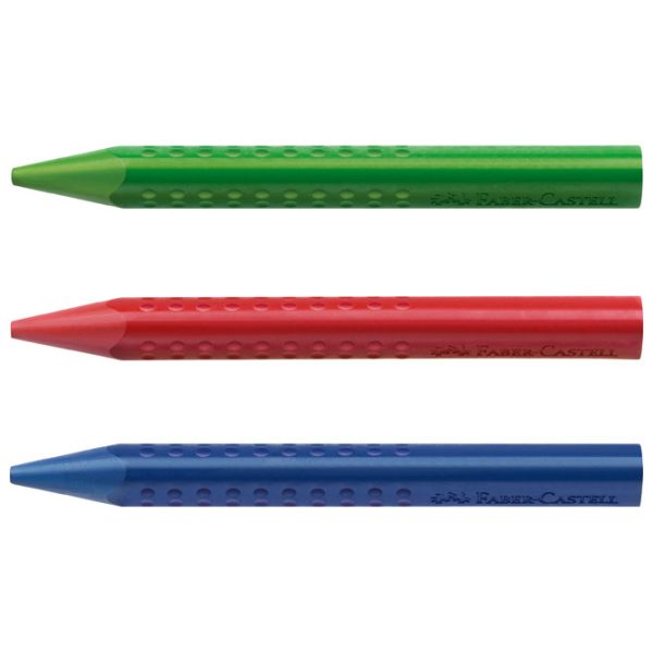 Boje voštane 12boja kartonska kutija Jumbo Grip 2001 Faber-Castell 122540 blister - Slika 3