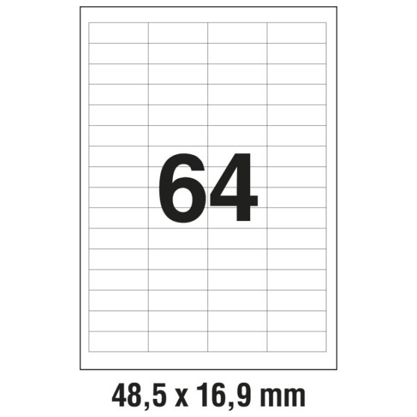 Etikete ILK  48,5x16,9 mm pk100L Zweckform 3667