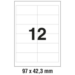 Etikete ILK  97x42,3 mm pk100L Zweckform 3659