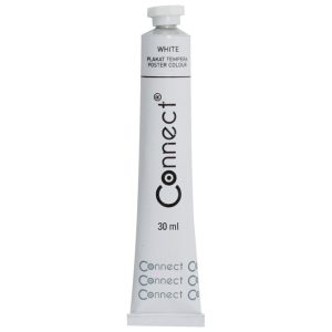 Boja tempera 30ml aluminijska tuba Connect bijela
