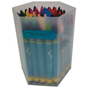 Boje voštane 60boja pvc čaša Connect