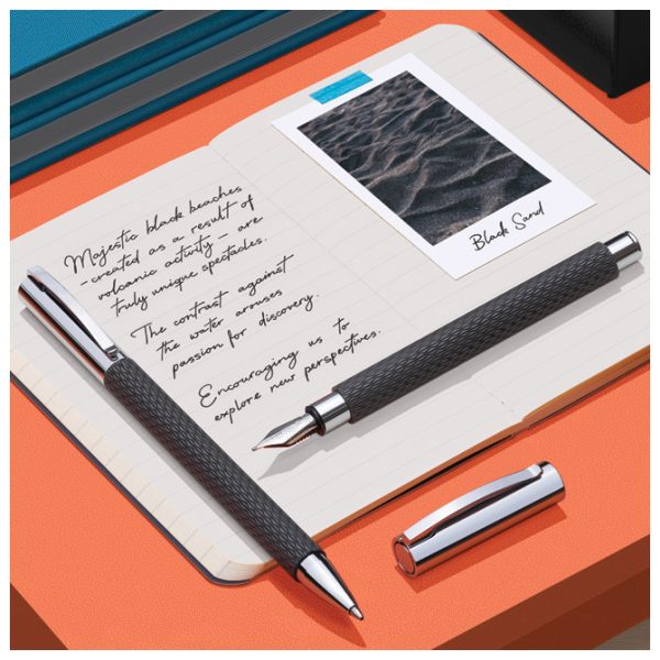 Nalivpero Ambition OpArt (M) Faber-Castell 147050 antracit - Slika 3