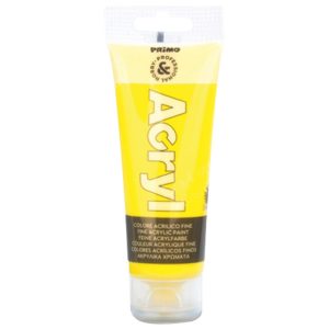 Boja akrilna 75ml pvc tuba Primo 420TA75201 žuta
