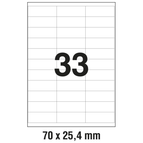 Etikete ILK  70x25,4 mm pk100L Zweckform 3421