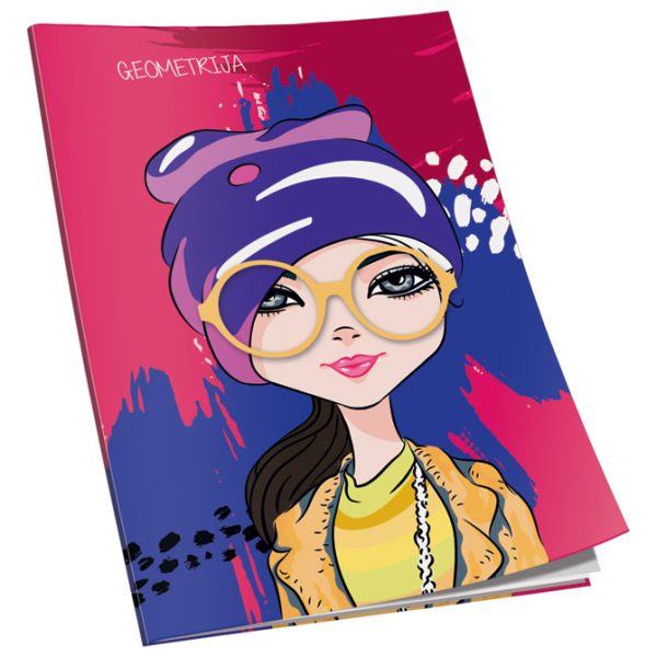 Obrazac školski geometrija Premium Connect Girl - Slika 7