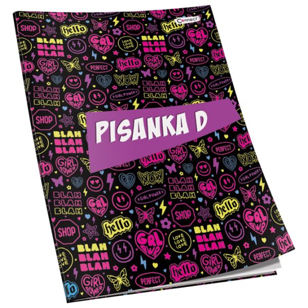 Obrazac školski pisanka "D" za 4razred Premium Connect Girl