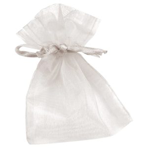 Vrećice ukrasne organdi 10x8 cm pk24 Knorr Prandell 21-6399410 bijele