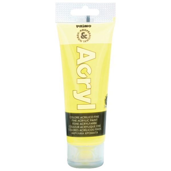 Boja akrilna  75ml pvc tuba Primo 420TAF75210 fluorescentno žuta