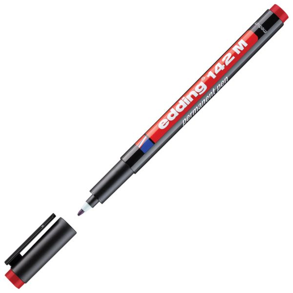 Marker OHP permanentni 1 mm Edding 142 M crveni