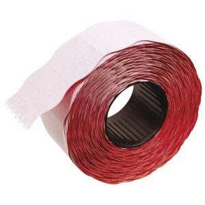 Etikete u roli 26x16 mm dvoredne pk36 Printex crvene