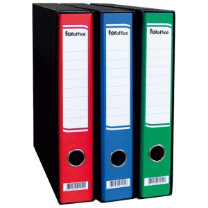 Registrator A4 uski u crnoj kutiji FORoffice zeleni