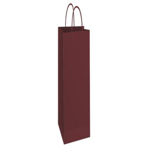 Vrećice ukrasne-boca 13x40x8 cm sjajna plastifikacija Fornax bordo