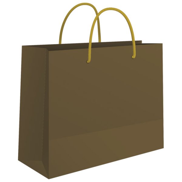 Vrećice ukrasne 24x16x7 cm sjajna plastifikacija Fornax zlatne