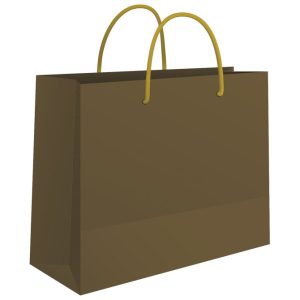 Vrećice ukrasne 50x37x12 cm sjajna plastifikacija Fornax zlatne