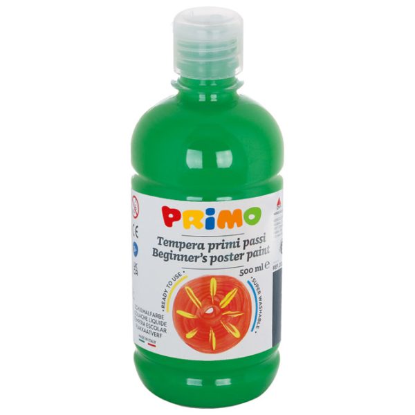 Boja tempera  0,5 litre Primo base 202BR500610 zelena