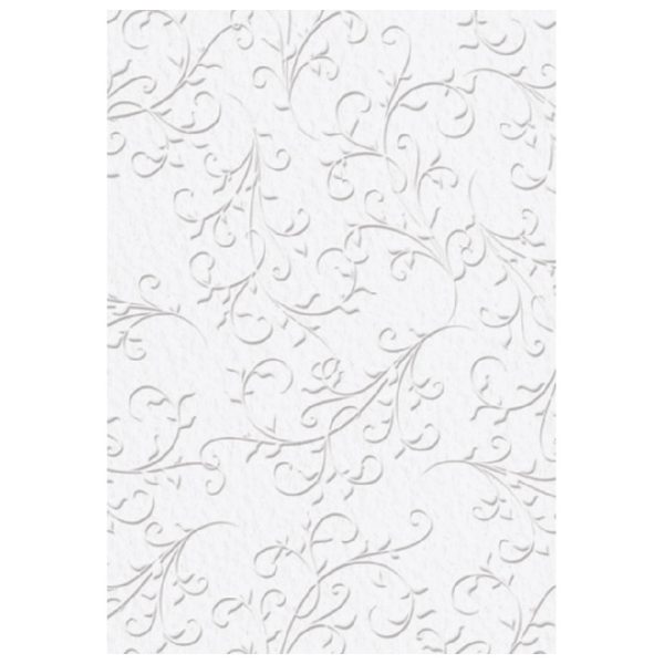 Papir ukrasni s uzorkom A4 220g pk20 Primavera Firenze Heyda 20-47726 35 bijeli