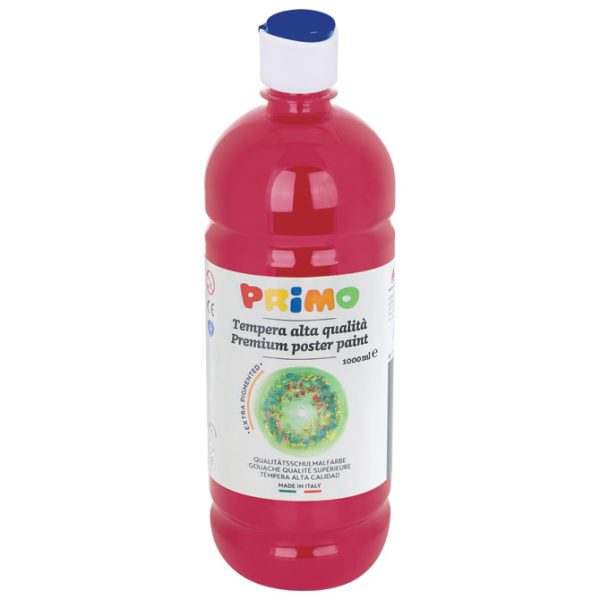 Boja tempera  1litra Primo 203TL1000380 tamnocrvena
