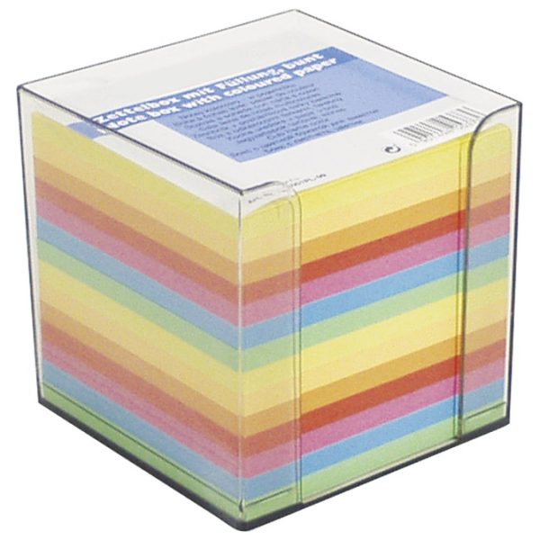Blok kocka pvc  9,5x9,5 cm s papirom u boji intenzivnoj Donau 7492001PL-99