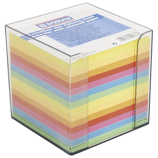 Blok kocka pvc  9,5x9,5 cm s papirom u boji intenzivnoj Donau 7492001PL-99 - Slika 2