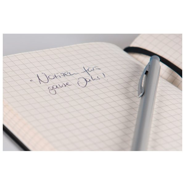 Notes A6 karo 96L šamoa 80g s gumicom Kompagnon Brunnen 10-55218-05 crni - Slika 8