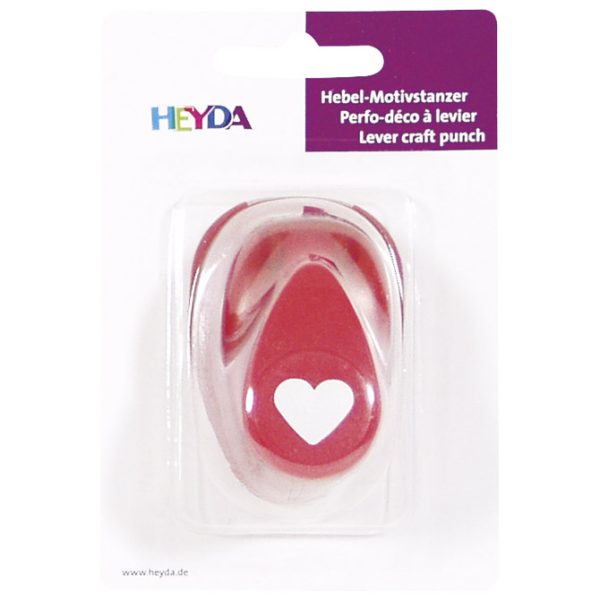 Bušač 1 rupa mala-srce Heyda 20-36874 21 blister - Slika 2
