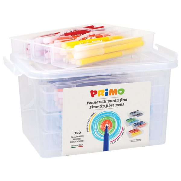 Flomaster školski 120boja (120x10 komada) u pp kutiji Primo 615PEN120 - Slika 3