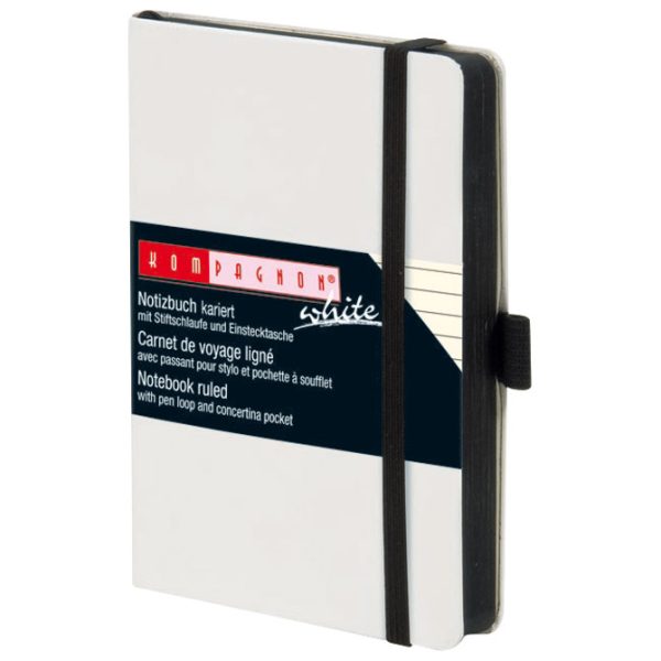 Notes A5 karo 96L  80g šamoa s gumicom Kompagnon Brunnen 10-55928 05 bijeli - Slika 2
