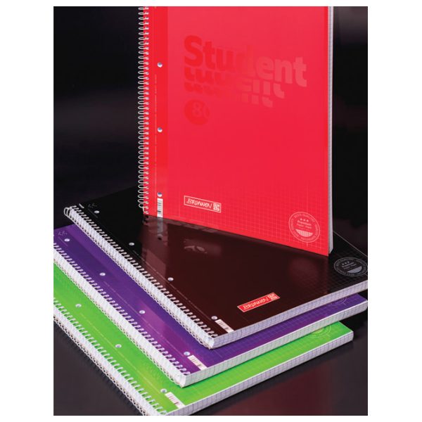 Blok kolegij A4 crte  80L perforacija+4rupe Color Code Brunnen 10-67927 190 crni - Slika 4