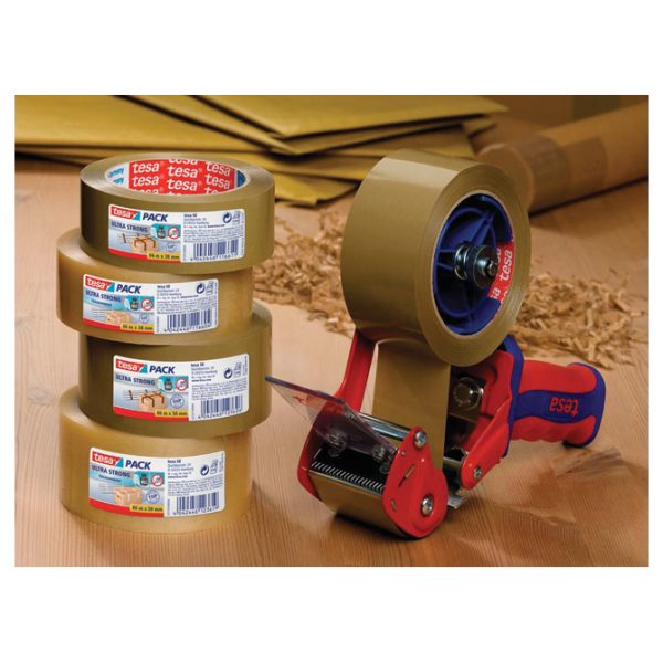 Traka ljepljiva 50 mm/66m PVC guma Ultra strong Tesa 57177-00000-12 smeđa - Slika 4