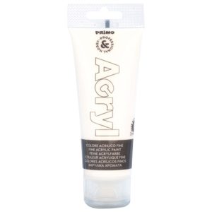 Boja akrilna 75ml pvc tuba Primo 420TA75100 bijela