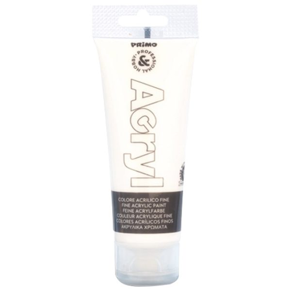 Boja akrilna  75ml pvc tuba Primo 420TA75100 bijela