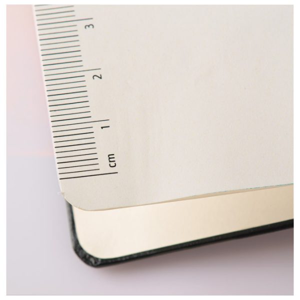 Notes A5 karo 96L  80g šamoa s gumicom Kompagnon Brunnen 10-55228 05 crni - Slika 5