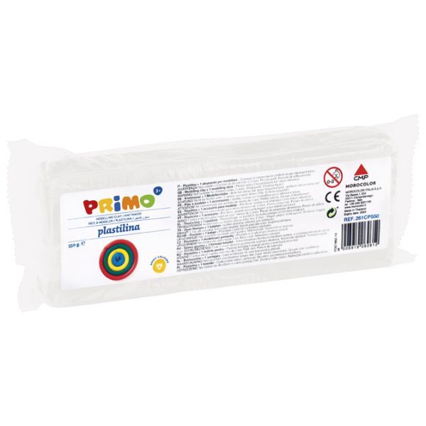 Plastelin 550g Primo 261CP550100 bijeli