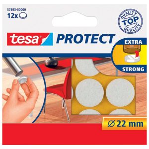 Podložak filc okrugli 22 mm pk12 Tesa 57893-0 bijeli!!
