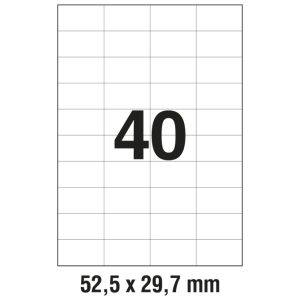 Etikete ILK  52,5x29,7 mm pk100L Zweckform 3651