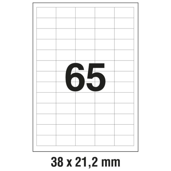 Etikete ILK  38x21,2 mm pk100L Zweckform 3666