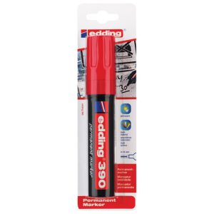 Marker permanentni 4-12 mm Edding 390/1 crveni blister