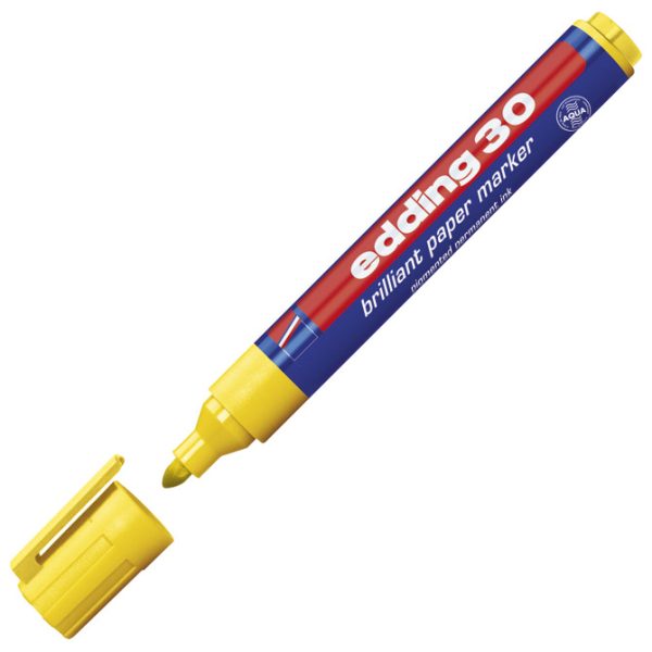 Marker briljant za papir 1,5-3 mm Edding 30 žuti