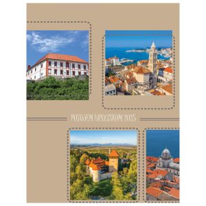 Kalendar "Putujem Hrvatskom 2025" 13 listova, spirala