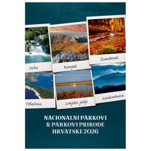 Kalendar "Nacionalni parkovi i Parkovi Prirode 2025" 13 listova, spirala